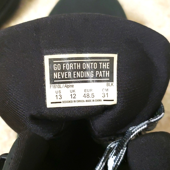 Men's Ransom Black Alpine Boots - Picture 7 of 7